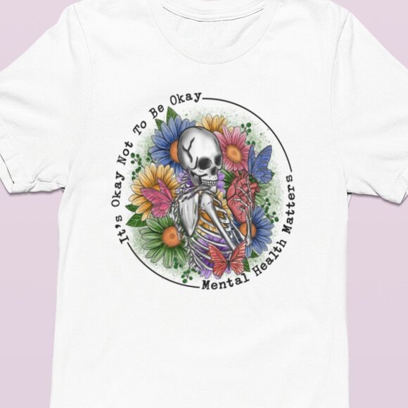 NWT MPULSIVE DESIGNS It's Okay Not To Be Okay  w/988 on back ADULT UNISEX - Picture 4 of 9